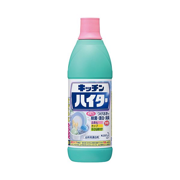 【マラソンでポイント最大46倍】(まとめ) 花王 キッチンハイター 小 600ml 1本 【×30セット】