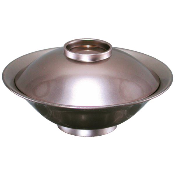 【クーポン配布中】5.3寸 笠富士煮物椀/お椀 【銀透き 木質】 直径161×高さ80(53)mm 日本製 〔和食 レ..