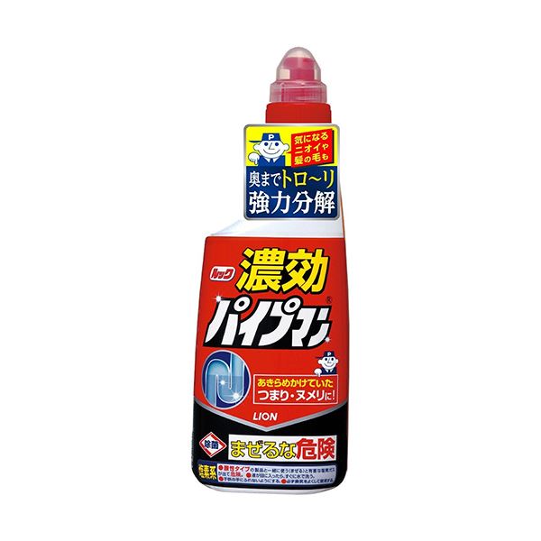 【ポイント20倍】（まとめ）ライオン ルック 濃効パイプマン450ml 1本【×20セット】 1