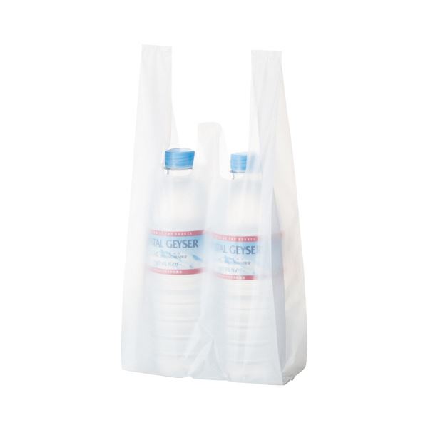 【ポイント20倍】(まとめ) TANOSEE 乳白レジ袋 8号ヨコ160×タテ340×マチ幅90mm 1パック(100枚) 【×50セット】