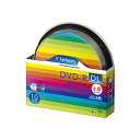【マラソンでポイント最大46倍】(まとめ) バーベイタム データ用DVD-R DL 8.5GB ワイドプリンターブル スピンドルケース DHR85HP10SV1 1パック(10枚) 【×5セット】