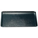 【クーポン配布中】尺2 耐熱布目長手盆/トレー 【黒SL】 360mm×270mm×20mm 日本製 食洗機対応 〔和食 レストラン 居酒屋 店舗 お店〕【代引...