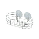 【クーポン配布中】〔3個セット〕 スポンジホルダー スポンジ置き 約幅19.6cm 吸盤式 ステンレス 通気性 SUIグート コンパクトラック キッチン 台所