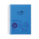 【ポイント20倍】(まとめ) リヒトラブ AQUA DROPsツイストノート 厚型 B6 B罫 青 70枚 N-1667-8 1冊 【×30セット】