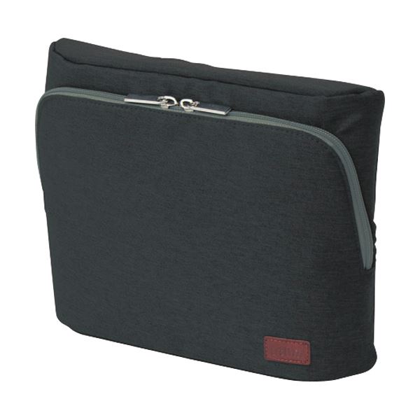 【ブラックフライデーでP最大47倍】(まとめ)ソニック ユートリム スマ・スタ立つバッグインバッグ ワイドA5 ブラック UT-1902-D 1個【×2セット】