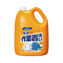 【マラソンでP最大47倍】(まとめ) 花王 液体ビック 作業着洗い 業務用 4.5kg 1本 【×5セット】