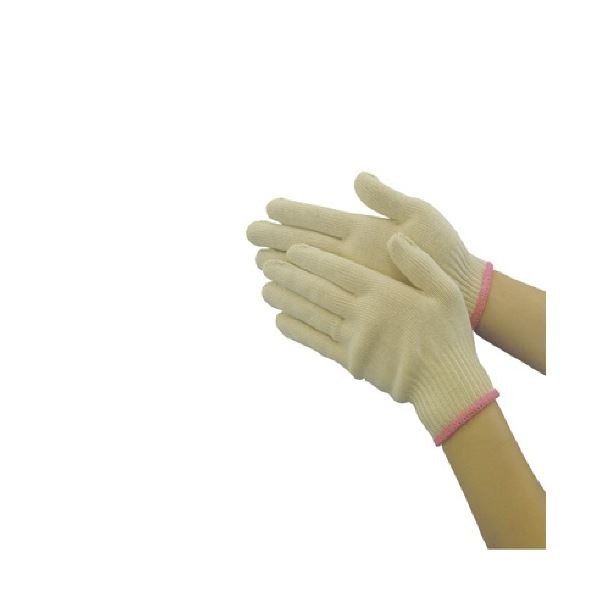 【ポイント20倍】(まとめ) 丸和ケミカル 下履き手袋 ピンクロック S 188S 1パック(12双) 【×5セット】