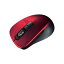 【クーポン配布中】サンワサプライ 静音Bluetooth 5.0 ブルーLEDマウス（5ボタン・レッド） MA-BTBL155R
