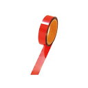 【ポイント20倍】(まとめ) ササガワ メッキテープ幅25mm×長さ50m 赤 40-4486 1巻 【×5セット】