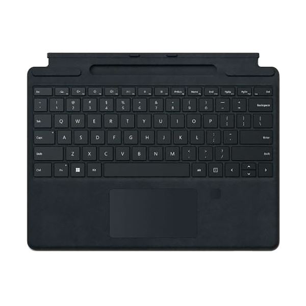 【ポイント20倍】マイクロソフト Surface Pro指紋認証センサー付 Signatureキーボード ブラック 8XG-00019O 1台