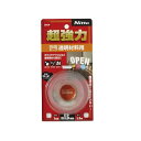 【クーポン配布中】(まとめ) ニトムズ 超強力両面テープ 透明材料用 15mm×1.5m T4610 1巻 【×5セット】(4)