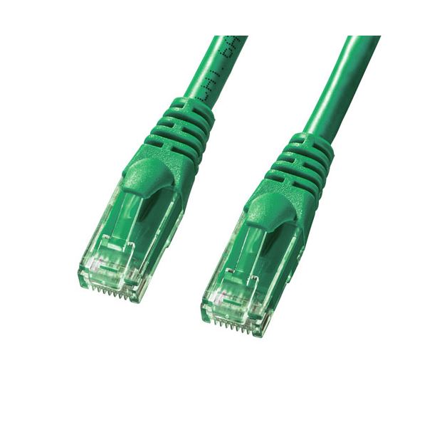 Cable - 【ポイント20倍】サンワサプライ カテゴリ6Aより線LANケーブル 5m グリーン KB-T6AY-05G