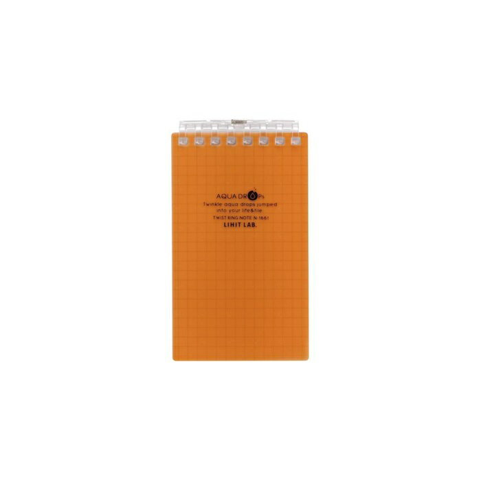 【クーポン配布中&マラソン対象】(まとめ）リヒトラブ ツイストノート　橙 N-1661-4 【×50セット】