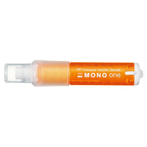 (まとめ）トンボ鉛筆 ホルダー消しゴムモノワンオレンジ EH-SSM50 