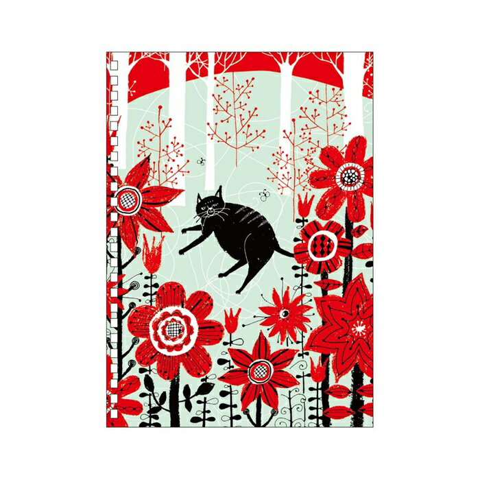 【クーポン配布中】(まとめ）リヒトラブ カスタマイズツイストノート表紙A5　ネコ N-1774-1 【×50セッ..