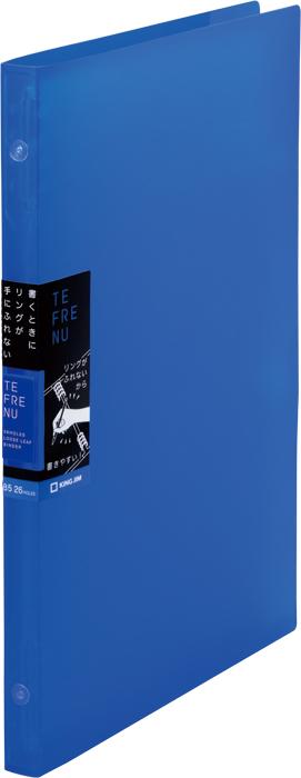 【ポイント20倍】(まとめ）キングジム バインダーノート　テフレーヌ（スリム） 476TTEアオ 【×20セット】