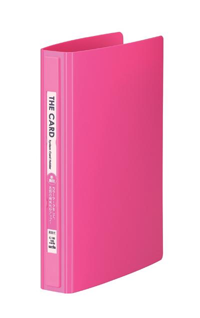 【マラソンでポイント最大46.5倍】(まとめ）セキセイ ザ・カードシステムカードホルダー　差し替え式　ピンク C-180-21 【×20セット】