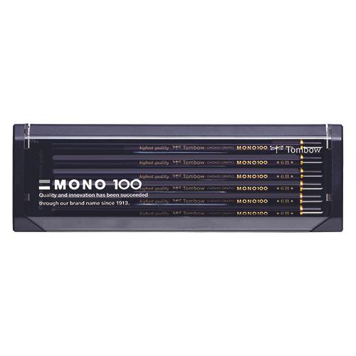 【ポイント20倍】(まとめ）トンボ鉛筆 鉛筆モノ100 6B MONO-1006B 【×5セット】