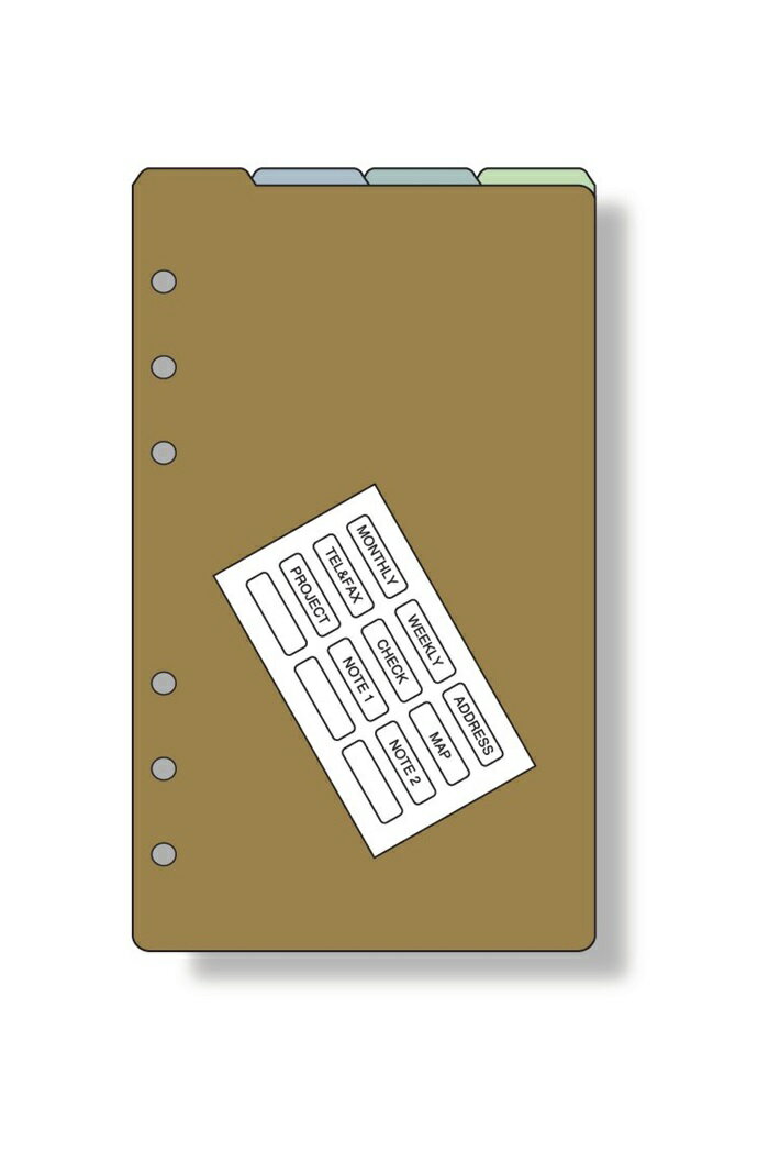 【クーポン配布中】(まとめ）レイメイ藤井 ダヴィンチ リフィル (聖書) カラーインデックス 4区分 DR329 【×30セット】