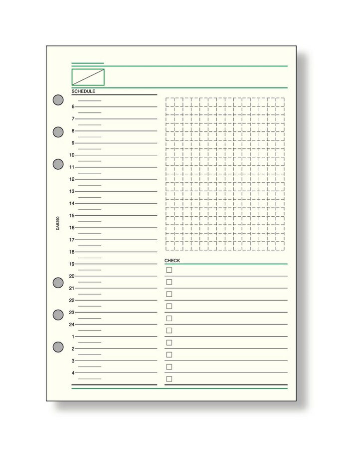 【ポイント20倍】(まとめ）レイメイ藤井 ダヴィンチ リフィル (A5) フリーデイリー24 DAR290 【×30セット】