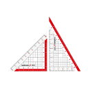 【ポイント20倍】(まとめ)ソニック ナノピタ 三角定規 10CM リバーシブル SK-7501 【×50セット】