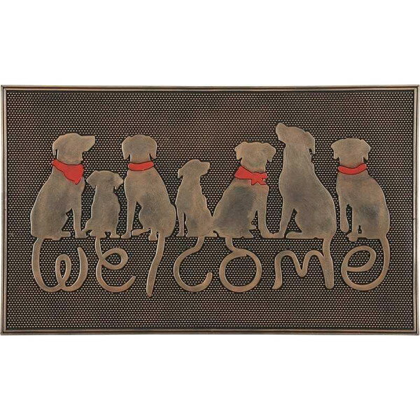 【ポイント20倍】【まとめ】ラバーマット　ウェルカムドック 【×5セット】