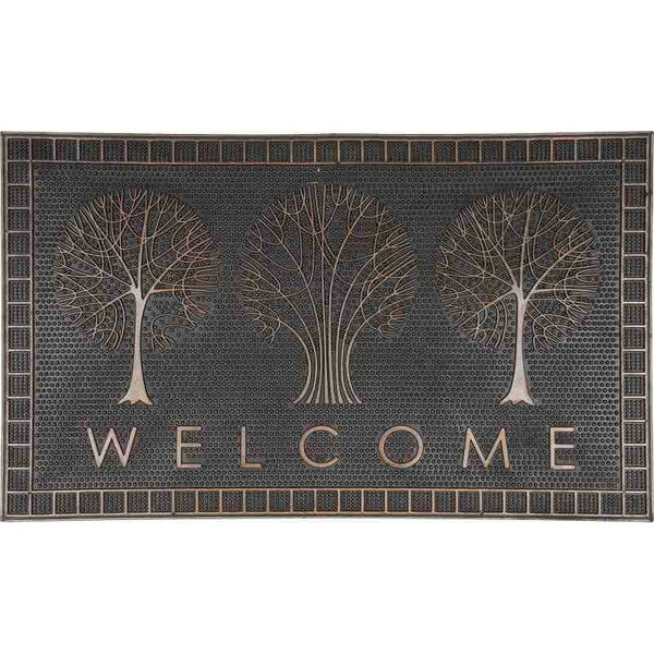 【クーポン配布中】【まとめ】ラバーマット　ウェルカムフォレスト 【×5セット】