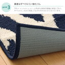 【ポイント20倍】キッチンマット 『ベイク』 ネイビー 約45×180cm【ネイビー】 【代引不可】