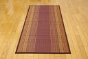 【ポイント20倍】純国産 い草の廊下敷き 『DXランクス総色』 ワイン 約80×180cm(裏:不織布)【ワイン】 【代引不可】(3)
