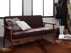 木肘ヴィンテージソファ Bedford ベドフォード 2P