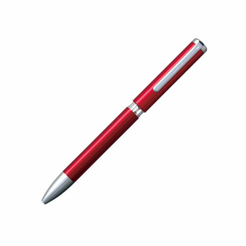 【クーポン配布&スーパーセール対象】(まとめ）#三菱鉛筆 多色ボールペン スタイルフィットマイスター3色ホルダー レッド UE3H1008-15 【×10セット】