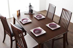 【ポイント20倍】ダイニングセット（テーブル&チェア） ファミリー向け ハイバックチェアダイニング 4人 5点セット(テーブル+チェア4脚) W150 組立設置付