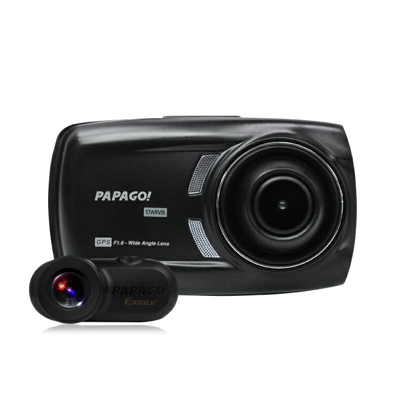 PAPAGO ドライブレコーダー GoSafe S70GS1 GSS70GS1-32G 前後2カメラ SONY STARVIS/Exmorセンサー搭載 フルHD高画質 最大128GB対応 GPS内蔵 ツインカメラ ドラレコ