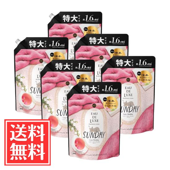 P＆G レノア オードリュクスオードリュクス マインドフルネス サンデー 詰替 特大 600ml x 6個 セット 送料無料