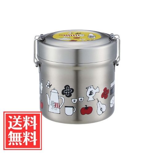 樂天商城 - スケーター リサ・ラーソン 抗菌 真空ステンレス丼ぶり型ランチジャー STLB1AG-A 600ml 単品 送料無料