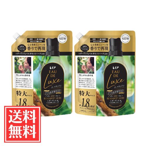 P＆G レノア オードリュクス シダーウッド&ベルガモットハーブの香り 詰替 特大 680ml x 2個 セット 送料無料