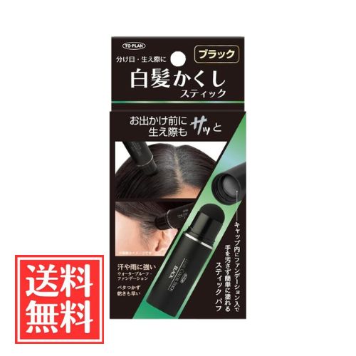 Rakuten - TO-PLAN トプラン 白髪かくし スティック ブラック 4g 単品 送料無料