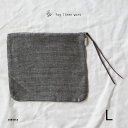 fog linen work フォグリネンワーク カンナポーチL ヘリンボーンメール便発送 麻