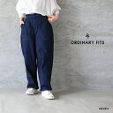 ORDINARY FITS オーディナリーフィッツJAMES PANTS ジェームスパンツ ワンウォッシュレディース ネイビー ゆうパック発送