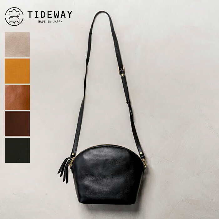 タイドウェイ 革ショルダーバッグ レディース 【当店発行クーポン使用不可】TIDEWAY タイドウェイLIGHT LEATHER SHOULDER ライトレザーショルダーバッグ 本革