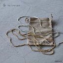 【最大3000円OFFクーポン配布中】fog linen work フォグリネンワークビーズネックレスLメール便発送 ブラス シルバー
