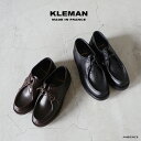 ブランド KLEMAN (クレマン) 商品名 PADROR 概要 KLEMANの代表的なモデル・PADREの後継モデル・PADRORです。 落ち着いた上品な艶めきがとても良い雰囲気のチロリアンシューズ。 インソールに高機能のウレタン素材PORONを採用することで 旧モデルにはないクッション性が加わりました。 ヒールカップを丈夫な二重仕立てにするなど、こだわった作り。 アウトソールは滑りにくく、着用感も快適です。 生産国 フランス 素材 レザー、ラバー 備考 ※天然皮革を用いておりますため、色むらやしわキズ、左右の微妙な個体差がございます。 天然素材の風合いですので予めご了承の上ご注文ください。