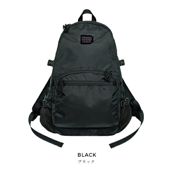 【予約販売 ブラックのみ 6月上旬入荷予定】FREDRIK PACKERSフレドリックパッカーズ210D DAY PACK TIPI マザーズリュックゆうパック発送 別注黒ロゴ マザーズバッグ シンプル 通勤 通学 レディース メンズ リュックサック 2