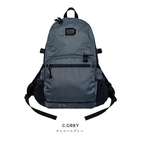 【予約販売 ブラックのみ 6月上旬入荷予定】FREDRIK PACKERSフレドリックパッカーズ210D DAY PACK TIPI マザーズリュックゆうパック発送 別注黒ロゴ マザーズバッグ シンプル 通勤 通学 レディース メンズ リュックサック 3