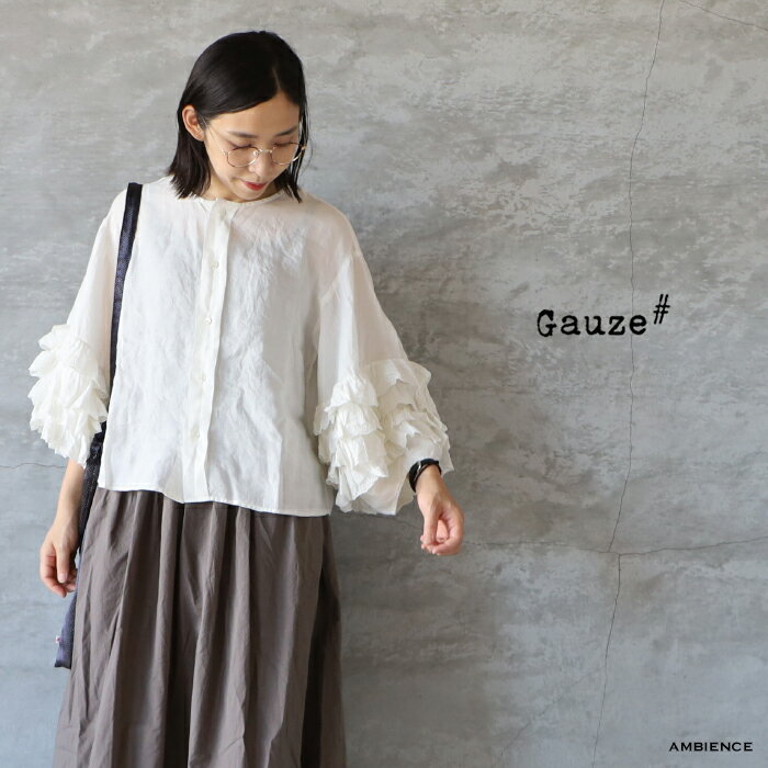 Gauze# ガーゼ ふんわりリネンブラウス 美品 楽天市場】gauze# リネン ブラウス(シャツ・ブラウス|トップス