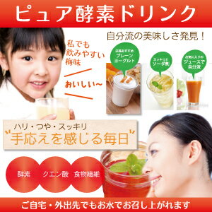 16%OFF ピュア酵素ドリンク 110g 【梅風味】 1杯あたり24円 酵素 ファスティング ダイエット 酵素ドリンク 粉末 酵素配合 短期集中 酵素 fast diet プチ断食 酵素液 クエン酸 食物繊維 サプリ 【RCP】 楽天 お守りサプリ