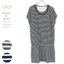 【Fluff+】ブラウジングシャーリングフレンチスリーブボーダー柄SZ天竺チュニックカジュアル 大人可愛いナチュラル服 婦人服 ファッション レディース 訳あり セール アウトレット ゆったり大きいサイズ 532P15May16