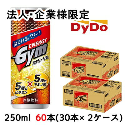 【法人・企業限定販売】[取寄] ダイドー エナジージム 60本 (30本×2ケース) 送料無料 41143