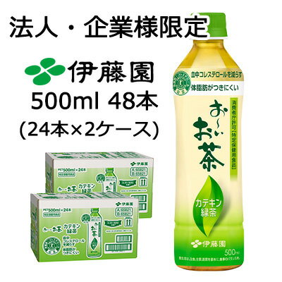 【ポイント3倍 期間限定】【法人・企業限定販売】伊藤園 お〜いお茶 カテキン 緑茶 500ml 【特定保健用..