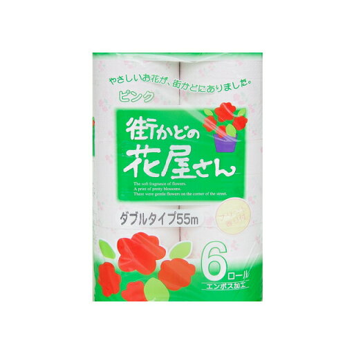 【ポイント5倍 期間限定】【個人様購入可能】● 泉製紙 街かどの花屋さん トイレットペーパー 55m ダブル ピンク 6ロール×8パック 送料無料 61051 【ポイント5倍 期間限定】【個人様購入可能】● 泉製紙 街かどの花屋さん トイレットペーパー 55m ダブル ピンク 6ロール×8パック 送料無料 61051